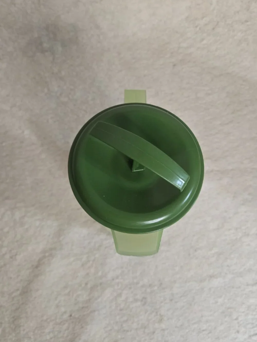 Vintage 2 Qt Federal Housewares Measuring Mixer Pitcher Green 1970s